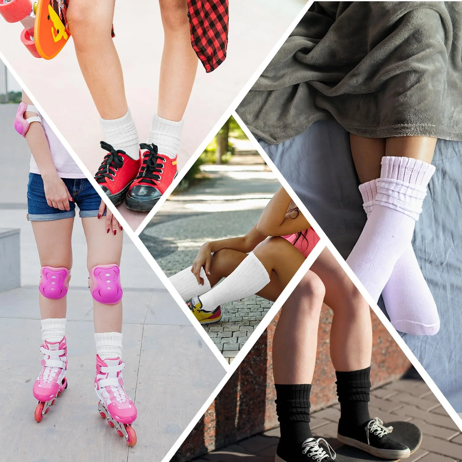 Бавовняні шкарпетки до середини ікри, шкарпетки-гумки, 2 пари, фото №7