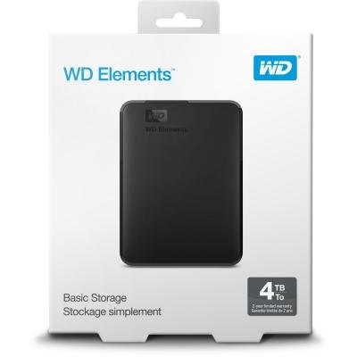 Зовнішній жорсткий диск Western Digital 2.5" 4TB WD WDBU6Y0040BBK-WESN, фото №2 Зовнішній жорсткий диск Western Digital 2.5" 4TB WD WDBU6Y0040BBK-WESN, фото №2