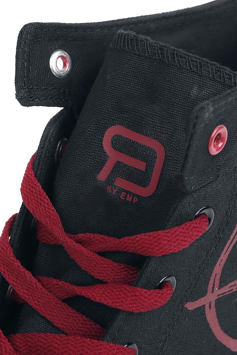 Кроссовки RED by EMP Черный/Красный с принтом, фото №8