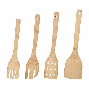 Купить Набор лопаток и ложек Wooden 4 Piece 30 cm BPA-Free Scratch-Resistant - Фото 1 Набор лопаток и ложек Wooden 4 Piece 30 cm BPA-Free Scratch-Resistant - Фото 1
