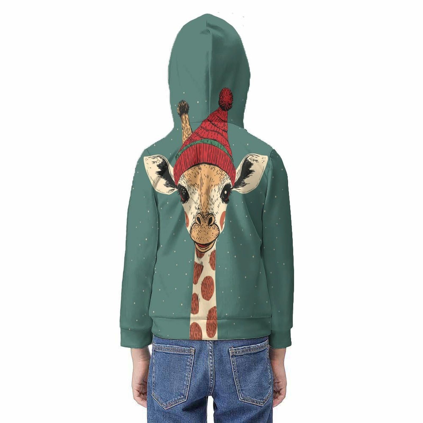 Худі Snowman (2) Різдвяний дитячий повсякденний Топ з довгими рукавами та кишенями, фото №6