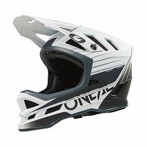 Шлем O'NEAL Mountain Bike MTB Downhill Dri-Lex® Inner Lining, вентиляционные отверстия для воздушного потока, внешняя оболочка ABS, Blade Polyacrylite Helmet Delta V.23, бело-серый, размер XL - Фото 1