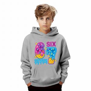 Джемпер Generisch 67 Детский Толстовка Детская Свитшот для мальчиков и девочек 6 7 Печатная Толстовка Повседневные Мягкие Свитшоты Рубашка с длинными рукавами Унисекс - Фото 1