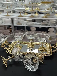 Таця дзеркальна з ручками прямокутний 45х32 см synthetic.ua - Фото 1