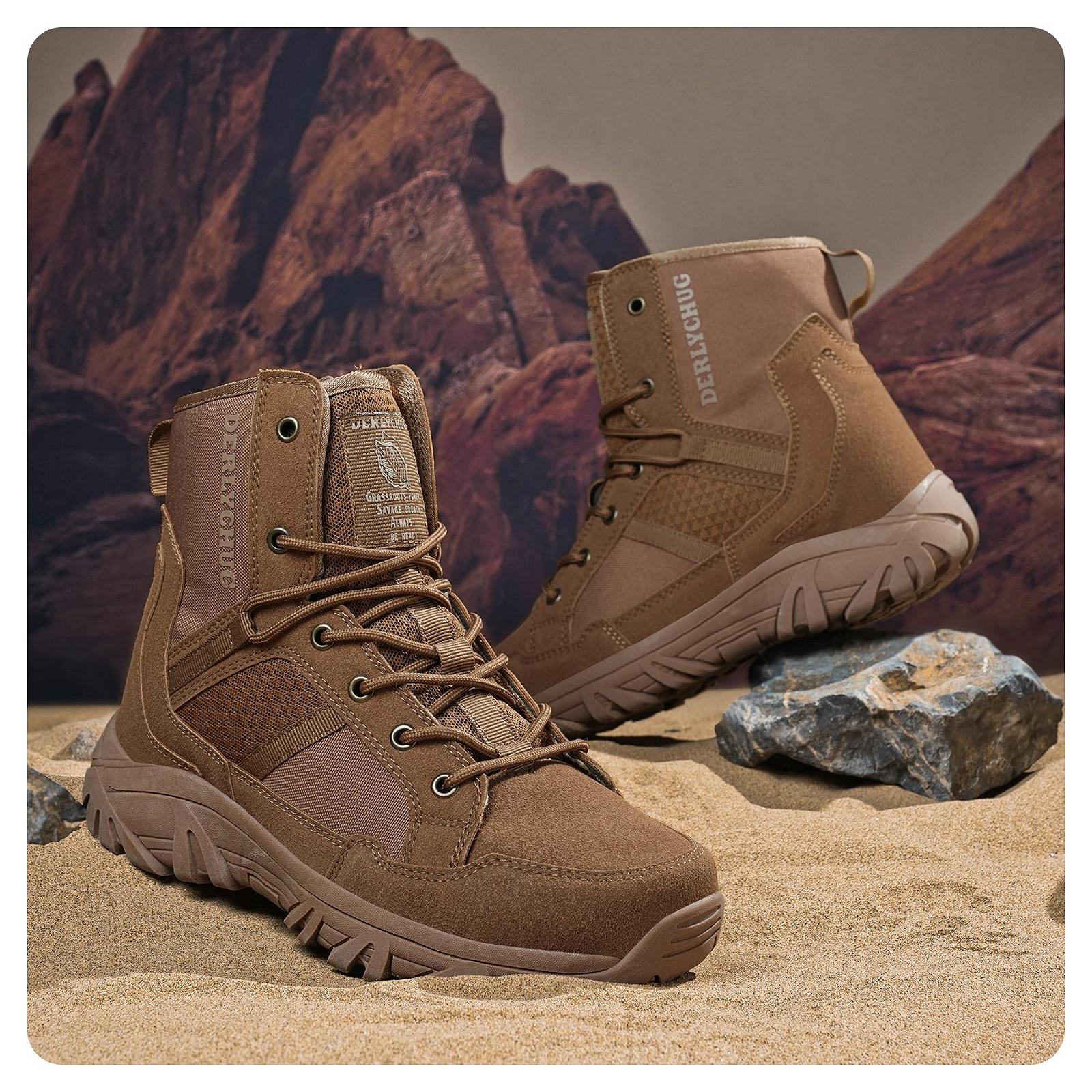 Мужские ботинки на молнии Derlychug, фото №6