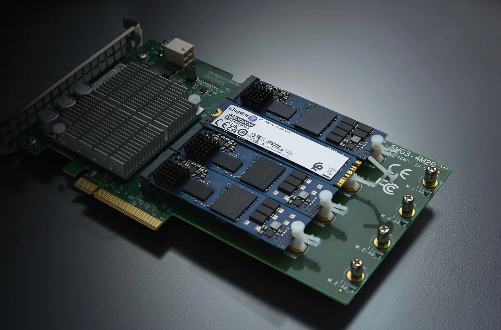 Enterprise SSD Kingston Data Center DC2000B SEDC2000BM8/240G PCIe 4.0 NVMe M.2 2280 240 ГБ Heatsink, фото №6 Enterprise SSD Kingston Data Center DC2000B SEDC2000BM8/240G PCIe 4.0 NVMe M.2 2280 240 ГБ Heatsink, фото №6