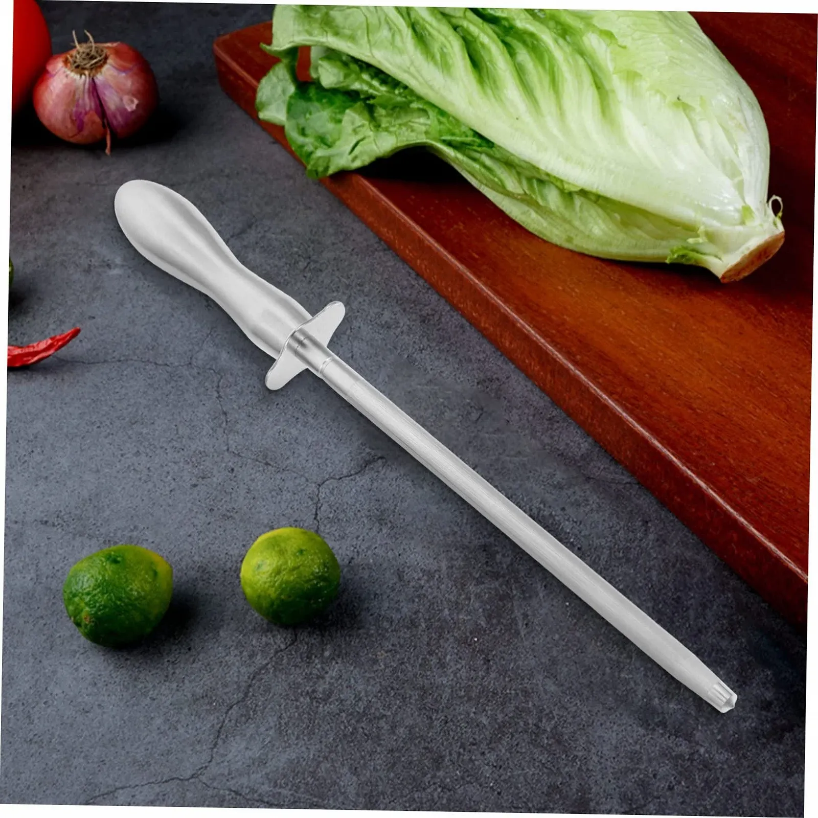 Мусат для ножей BESTYASH с эргономичной ручкой многофункциональный, фото №5