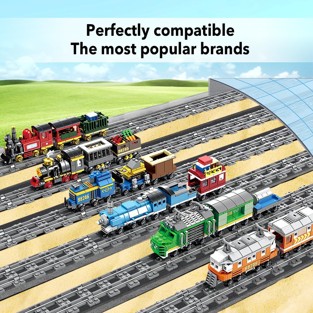 Набір рейок Lekebaby City Rails 42 Pieces, фото №3