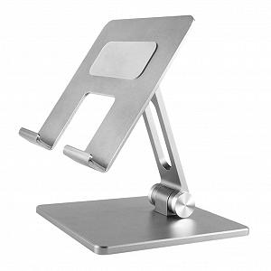 Подставка для ноутбука Operitacx складная с охлаждением, портативная подставка для ноутбука, нескользящая подставка для компьютера для дома, офиса и путешествий, плавно регулируемая - Фото 1