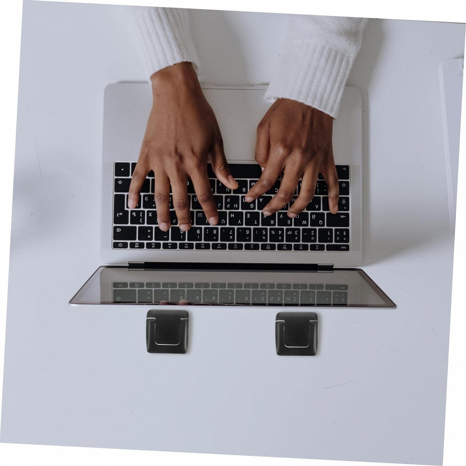Регулируемая Подставка для Ноутбука Эргономичный Держатель для Компьютера Портативная Подставка для Ноутбука для Охлаждения и Комфорта (2 шт. в упаковке), фото №4 Регулируемая Подставка для Ноутбука Эргономичный Держатель для Компьютера Портативная Подставка для Ноутбука для Охлаждения и Комфорта (2 шт. в упаковке), фото №4