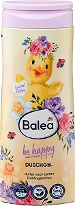 Набір для догляду за тілом Balea, 2 шт.: Гель для душу Be Happy (300 мл) + Крем-гель для душу Be Soft (300 мл) - Фото 1