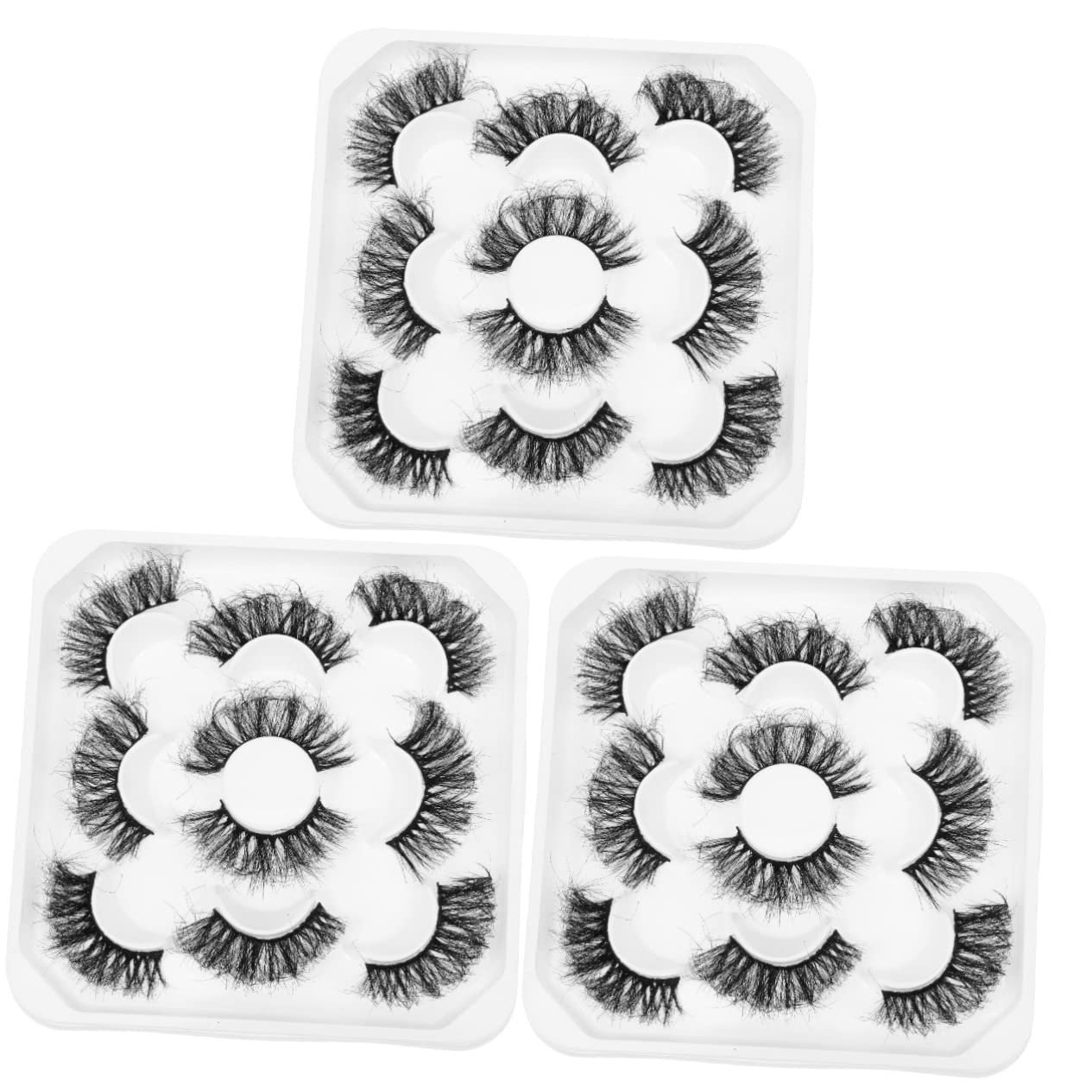 Вії Angoily 3D чорні довгі Lotus-Тераса, фото №1