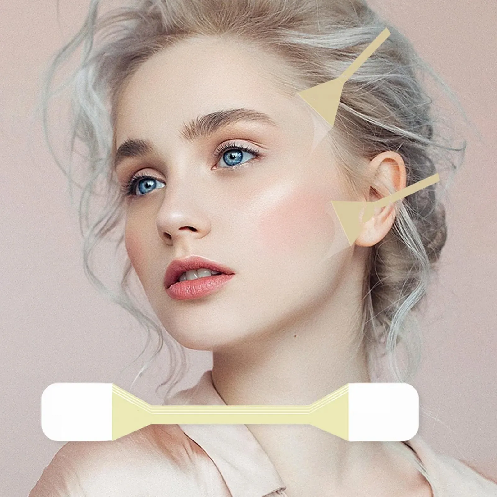 Стрічка для підтяжки обличчя Yeeda, невидима, фото №8