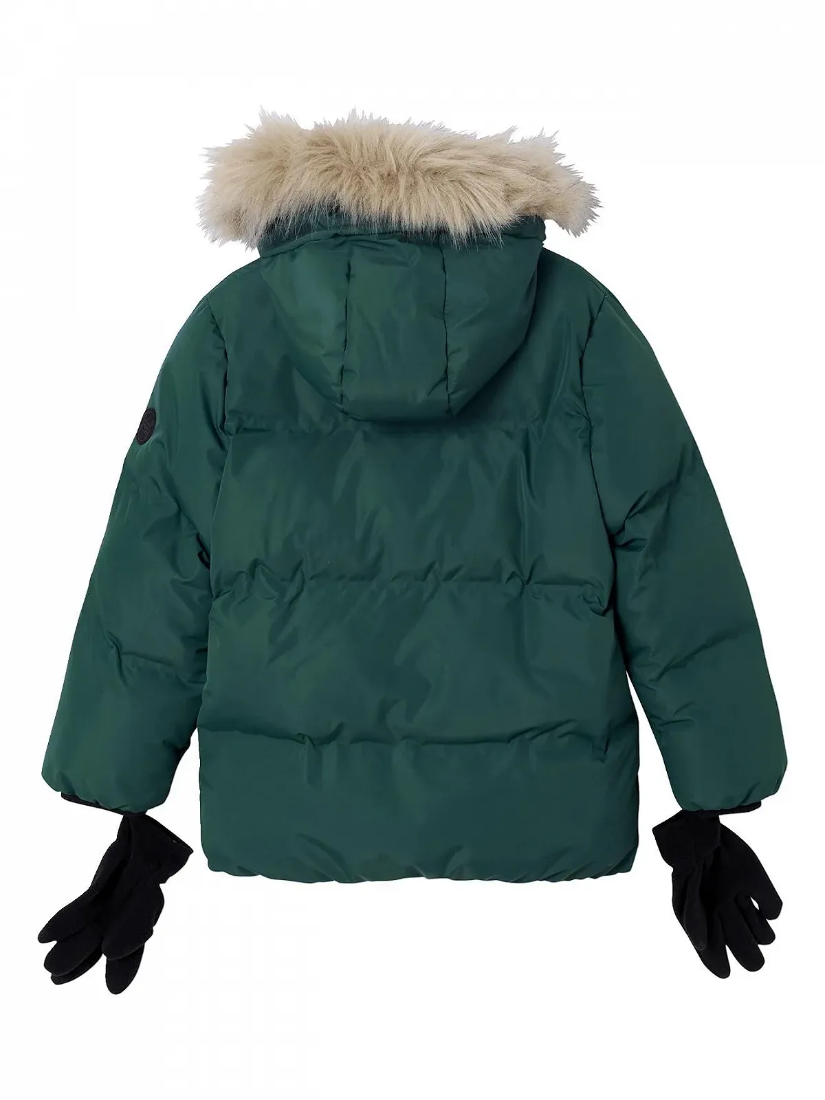 Зимова куртка для хлопчиків VERTBAUDET з рукавичками та переробленим наповнювачем, фото №2