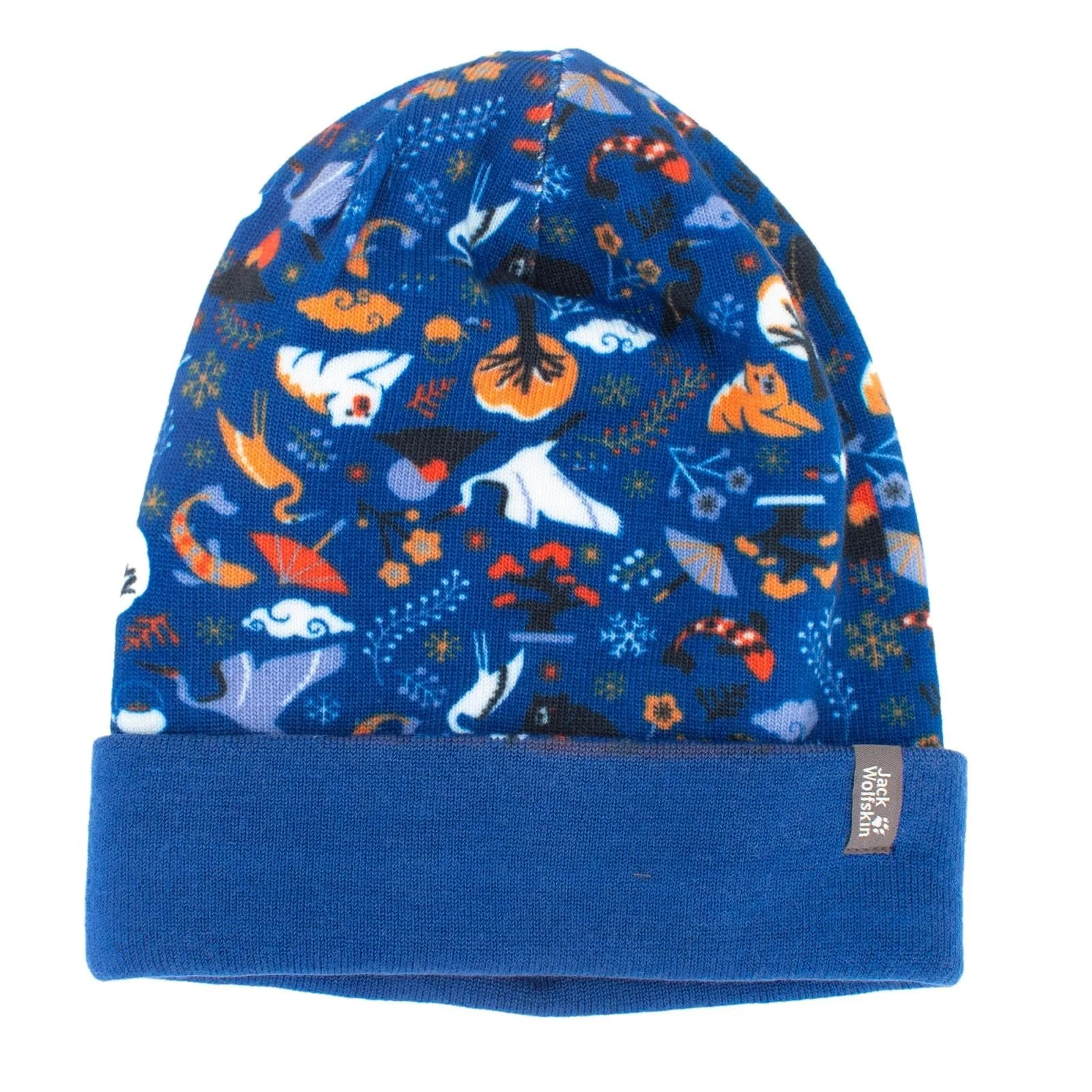Шапка Jack Wolfskin Print Hat Дитяча В'язана Синя M, фото №1 Шапка Jack Wolfskin Print Hat Дитяча В'язана Синя M, фото №1