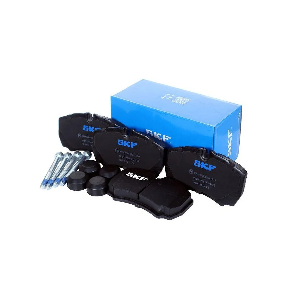 Комплект гальмівних колодок, дискове гальмо SKF VKBP 90649 для FORD IVECO, задня вісь, фото №1 Комплект гальмівних колодок, дискове гальмо SKF VKBP 90649 для FORD IVECO, задня вісь, фото №1