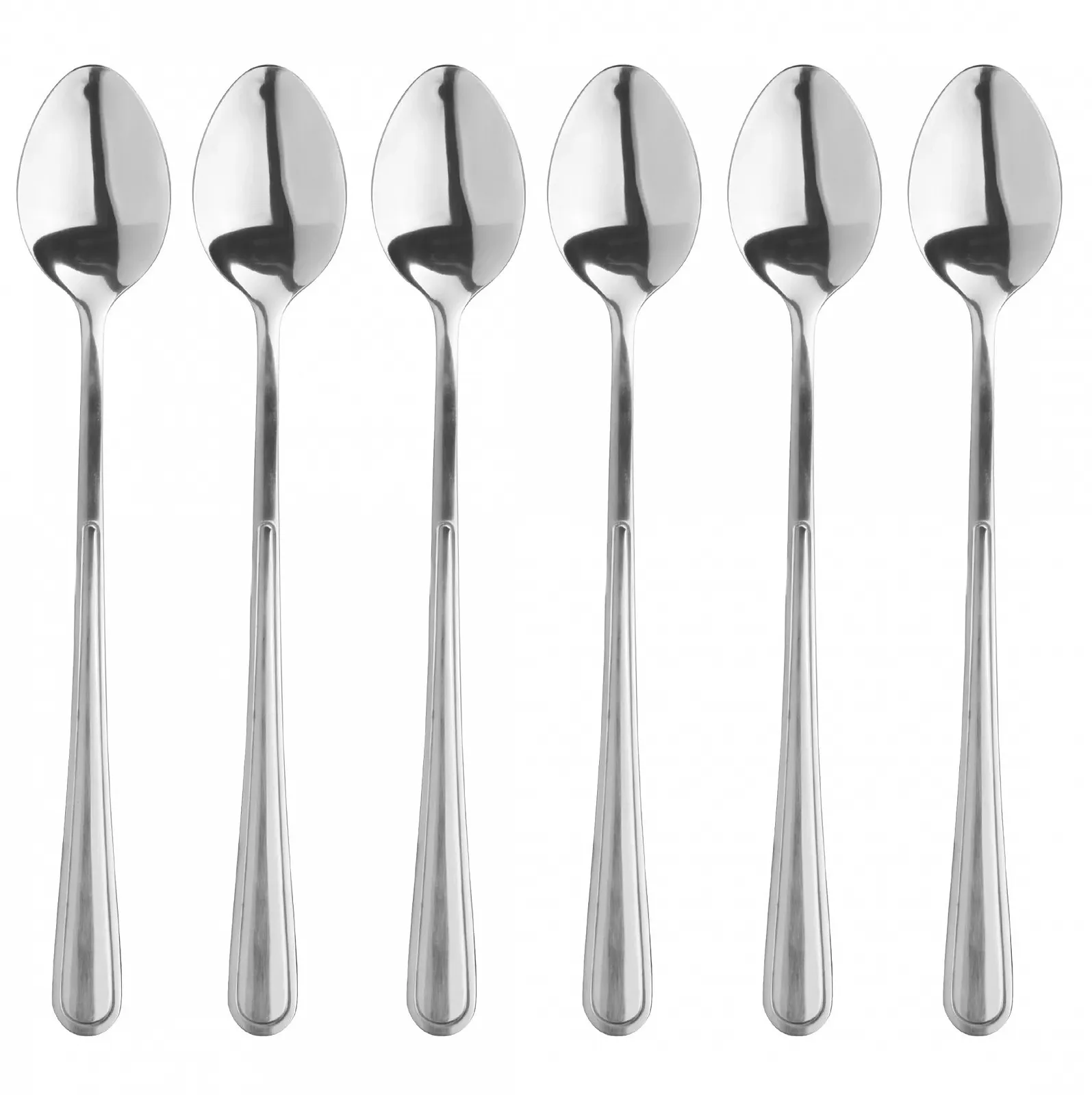 Ложка Glasmark KROSNO 1992 Набір 6 штук Сріблястий, нержавіюча сталь, 19.7 см, фото №1 Ложка Glasmark KROSNO 1992 Набір 6 штук Сріблястий, нержавіюча сталь, 19.7 см, фото №1