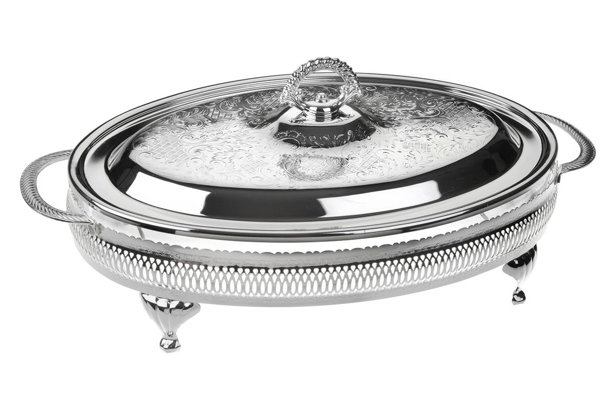 Блюдо овальне з покриттям на ногах Queen Anne (0-6295) (41 х 26 х 26 см), фото №1 Блюдо овальне з покриттям на ногах Queen Anne (0-6295) (41 х 26 х 26 см), фото №1