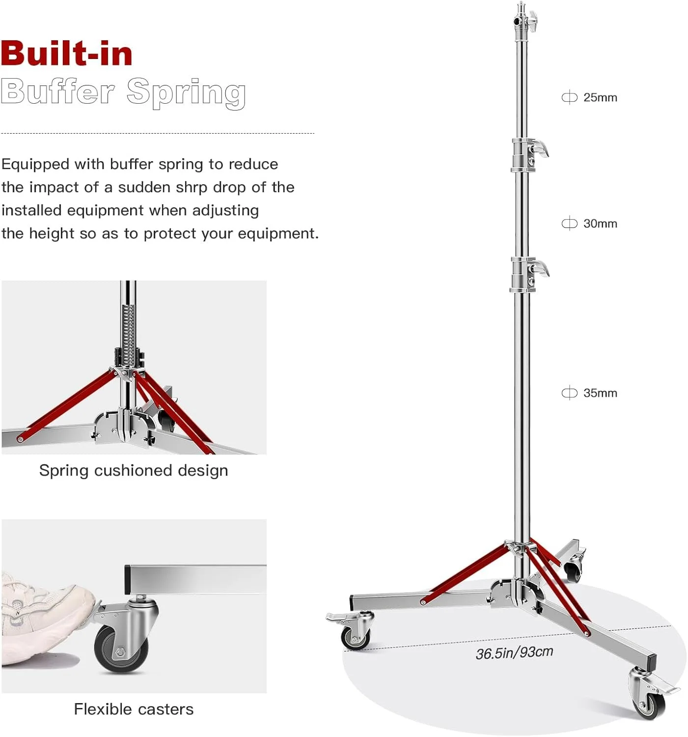 Штатив Soonpho WS-300 Pro Stainless Steel, фото №7 Штатив Soonpho WS-300 Pro Stainless Steel, фото №7