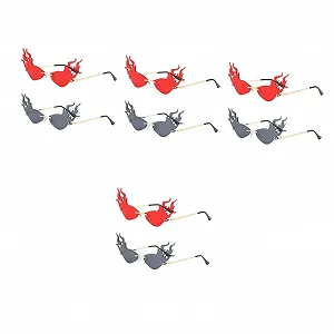 Солнцезащитные очки Без рамки PACKOVE Модные очки для женщин, 8 шт, - Фото 1