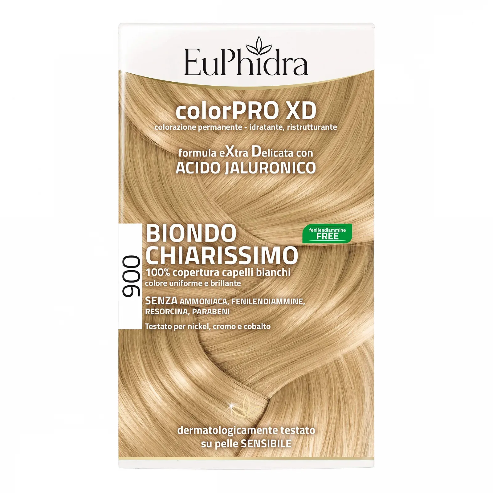 Фарба EuPhidra Colorpro XD Extra Soft Color 900 Дуже Світлий Блондин, фото №1 Фарба EuPhidra Colorpro XD Extra Soft Color 900 Дуже Світлий Блондин, фото №1