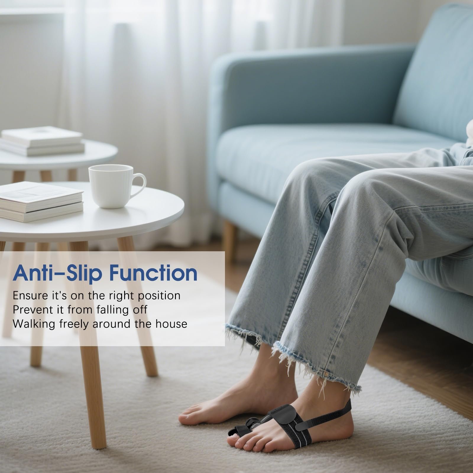 Коректор великого пальця стопи EVISTR Регульований Подвійна корекція для чоловіків і жінок Ліва і права нога Ортопедична шина, фото №5 Коректор великого пальця стопи EVISTR Регульований Подвійна корекція для чоловіків і жінок Ліва і права нога Ортопедична шина, фото №5