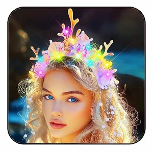 Обруч для волосся зі світлодіодними - Фото 1