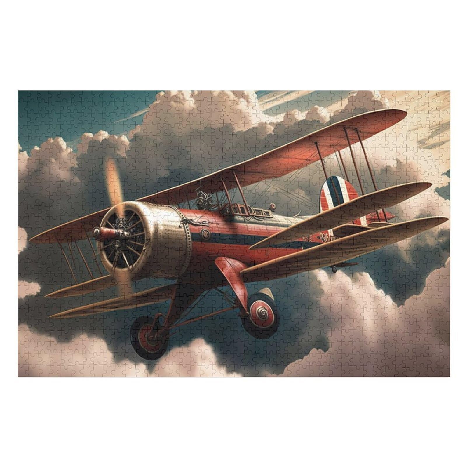 Деревянный пазл Aeroplane 1000 деталей (75 x 50 см), фото №1