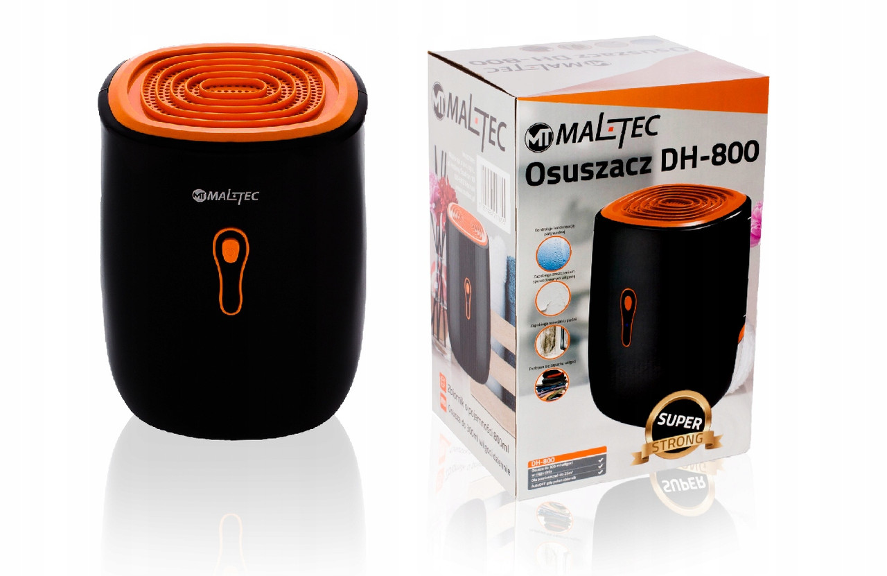 Осушитель воздуха MalTec с поглотителем влаги DH-800, фото №1
