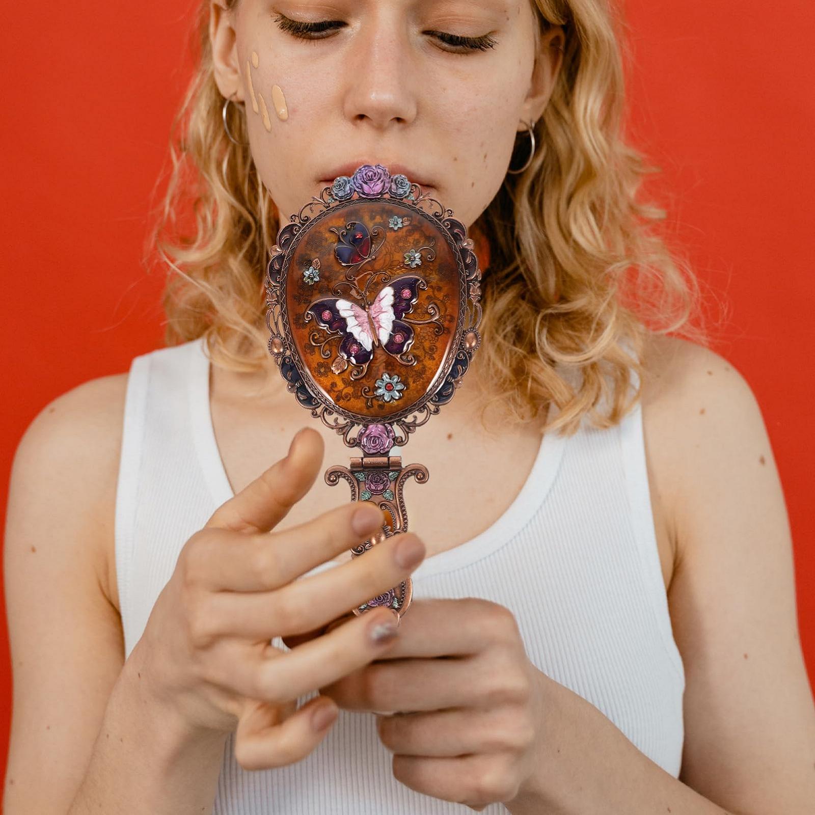 Angoily Набор из 5 Зеркал для Макияжа Винтажная, фото №4 Angoily Набор из 5 Зеркал для Макияжа Винтажная, фото №4