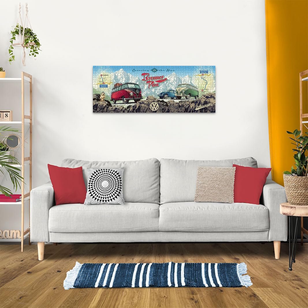 Пазл Ravensburger 12000443 На Bulli через Бреннер 1000 деталей, фото №5