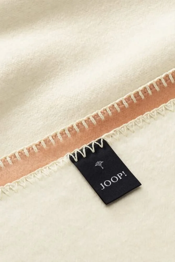 Покривало Joop! Однотонна двостороння Бавовняна суміш абрикосовий / пісочний розмір 150 x 200 см, фото №2 Покривало Joop! Однотонна двостороння Бавовняна суміш абрикосовий / пісочний розмір 150 x 200 см, фото №2