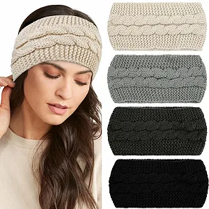Повязка на голову WOVOWOVO Зимняя Женская - Фото 1