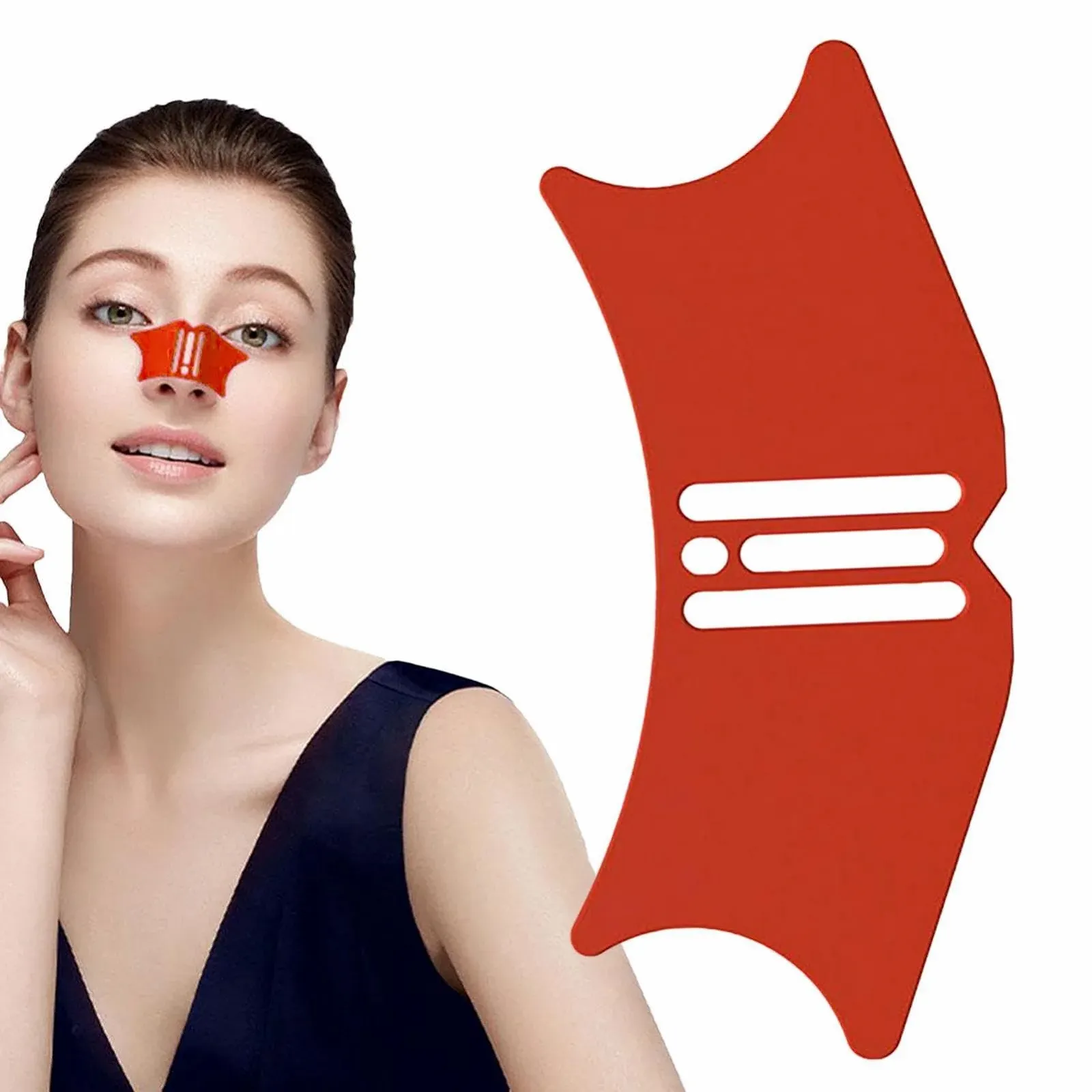 Трафарет Facynde для контуринга носа, многофункциональный, силиконовый, фото №5