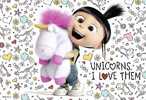 Пазл дитячий Ravensburger 07811 Agnes and the Minions 2 x 24 деталі - Фото 1