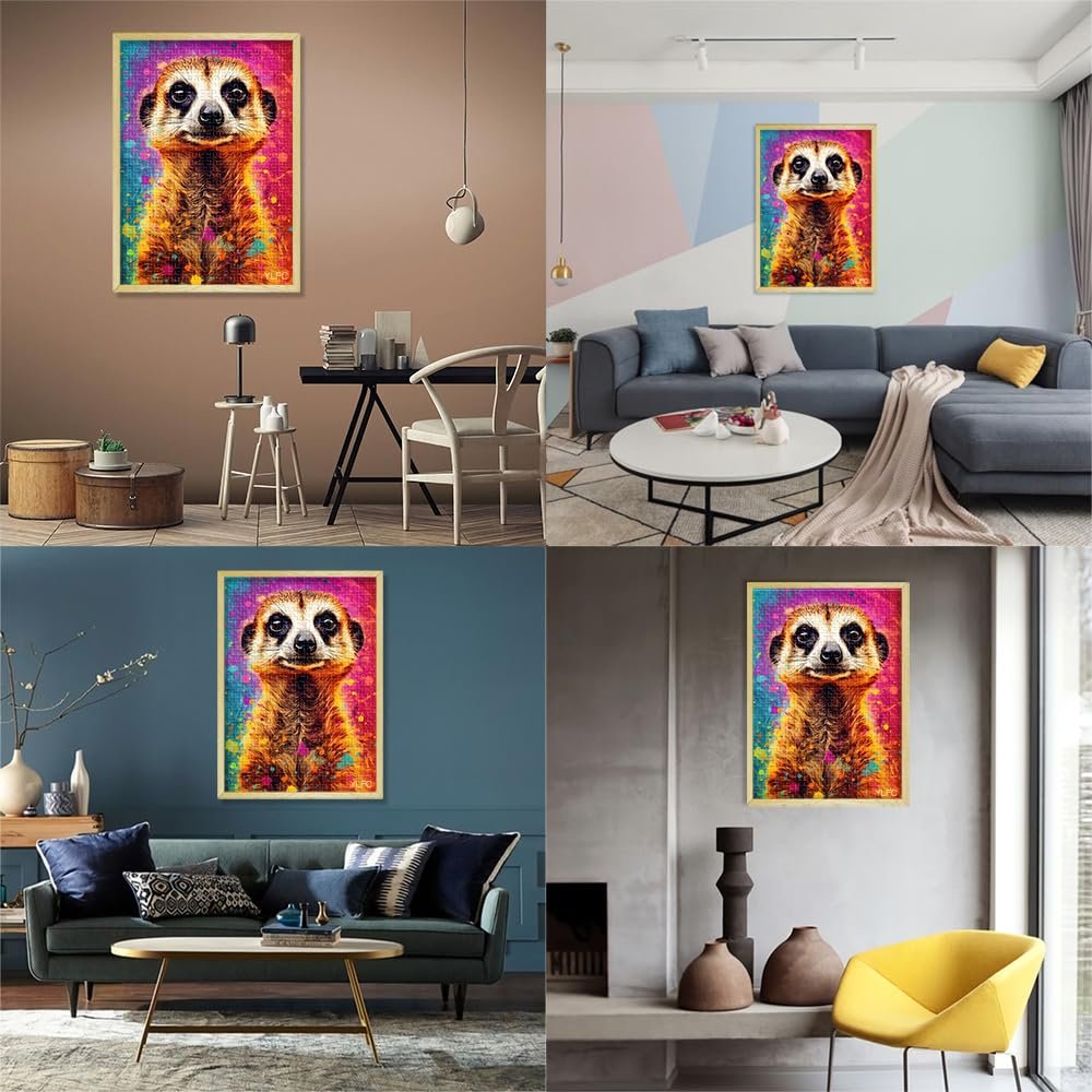 Пазл Colourful Meerkat 1000 деталей 26 х 38 см, фото №4