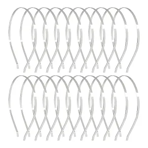 Обруч Серебристый 5 мм (20 шт. в упаковке) - Фото 1