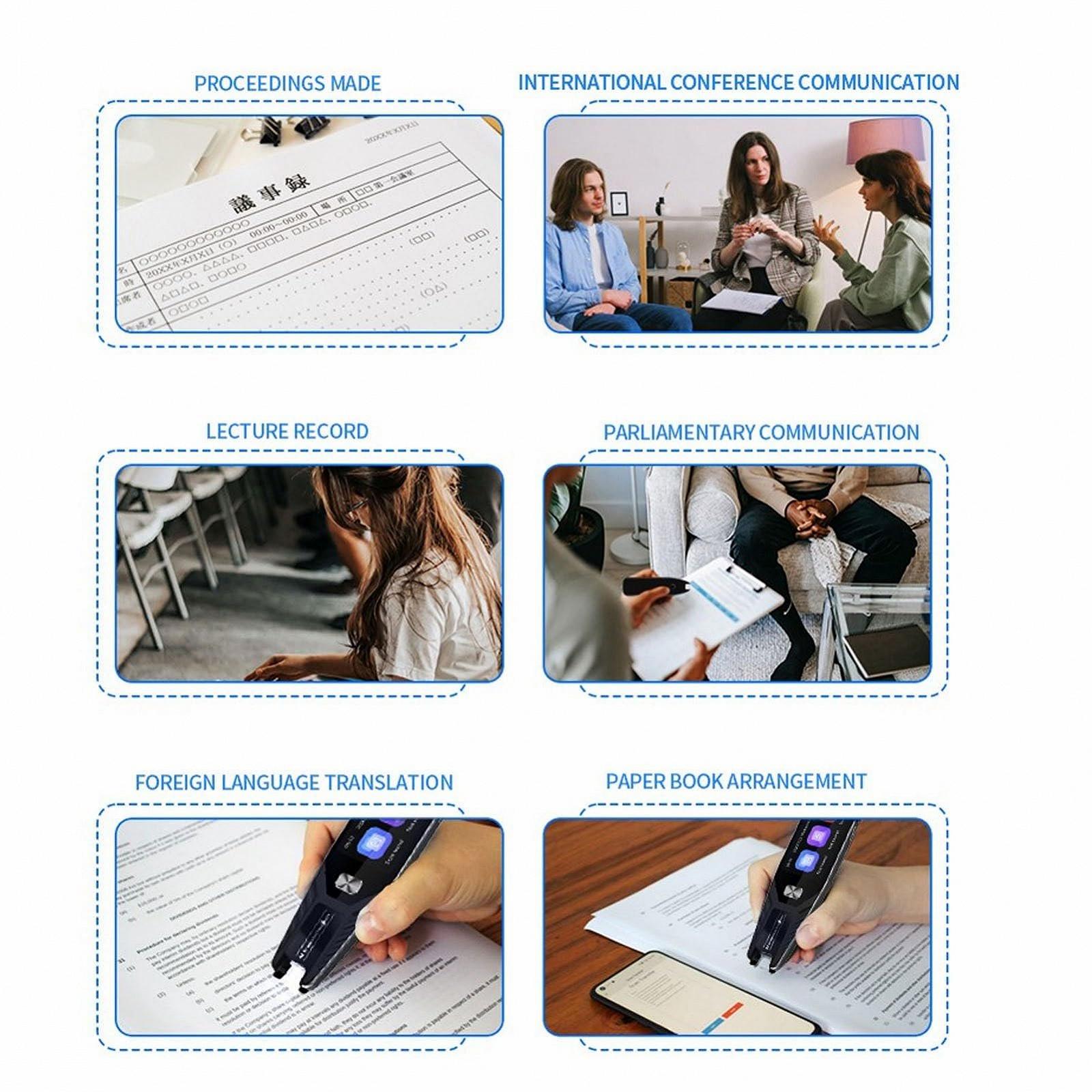 Устройство для перевода, сканирования и чтения S8, сканер-переводчик, темно-серый, фото №7