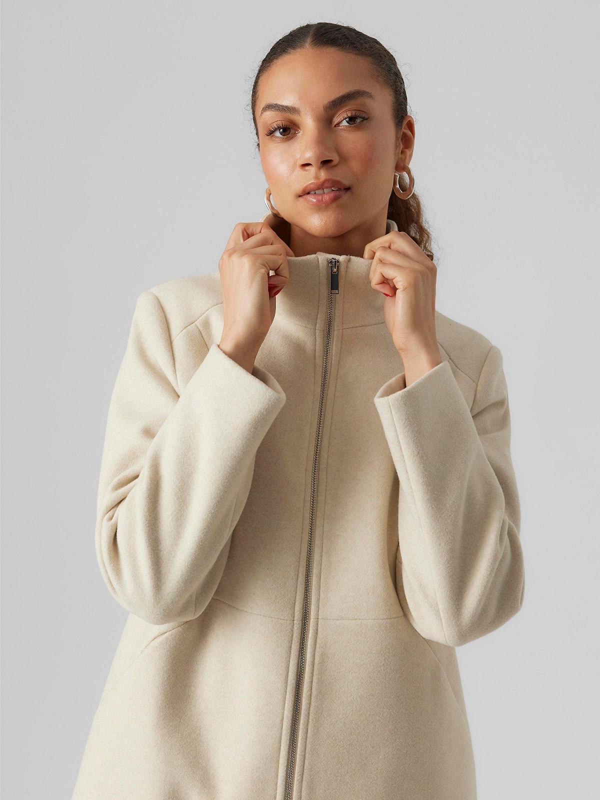 Пальто VERO MODA Vmpopzipper Coat Boos Жіночий, фото №5 Пальто VERO MODA Vmpopzipper Coat Boos Жіночий, фото №5