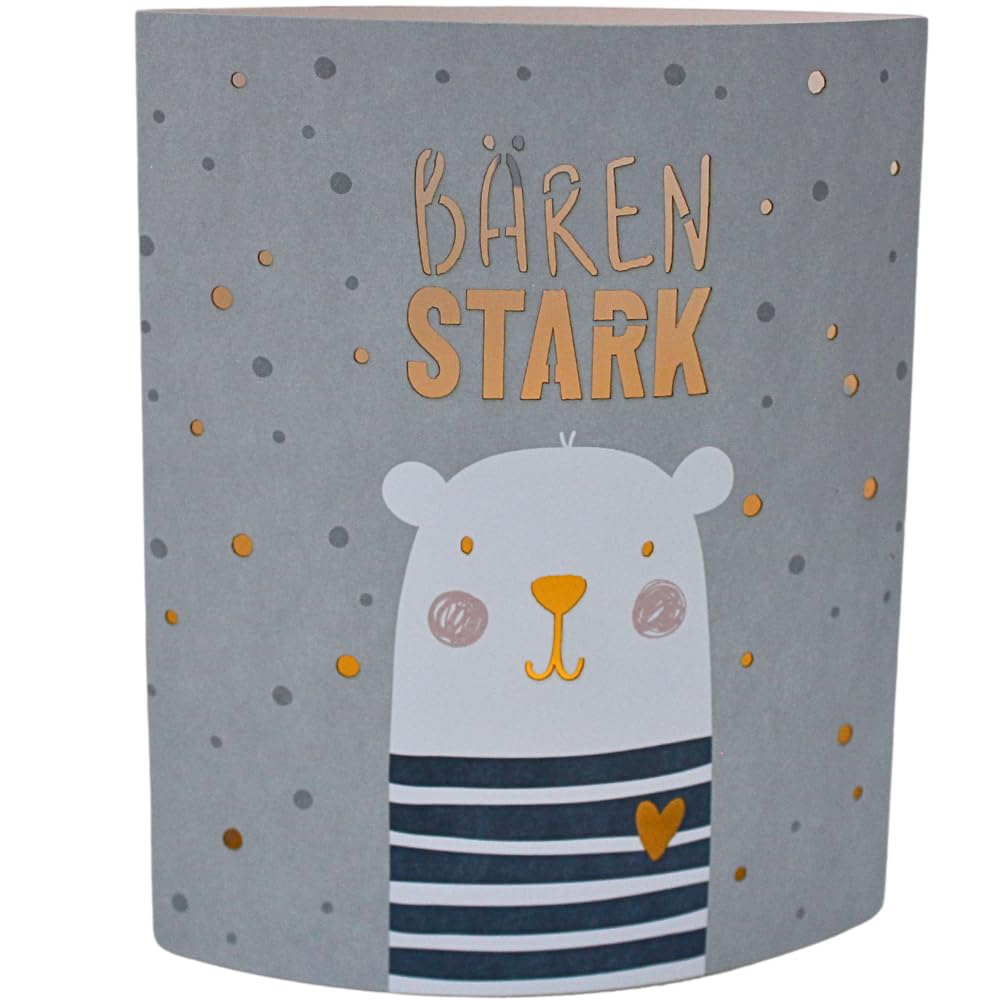 Лампа LED Мотив Ведмідь "Сильний Ведмідь" 13 x 5 x 16 см Сірий, фото №7