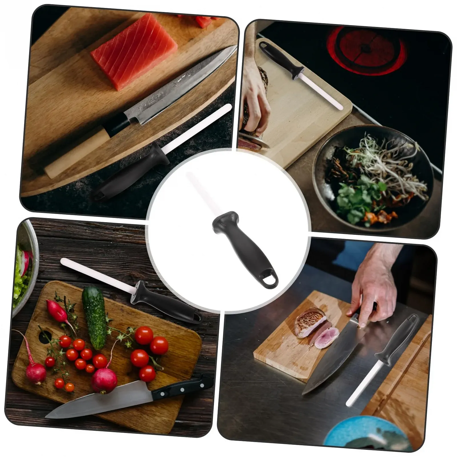 Точилка для ножниц и ножей профессиональная многофункциональная алмазная эргономичная, фото №8