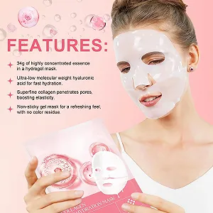 Маска Колагенова, Органічний Колаген Real Deep Mask, Корейська Маска для Обличчя synthetic.ua - Фото 1