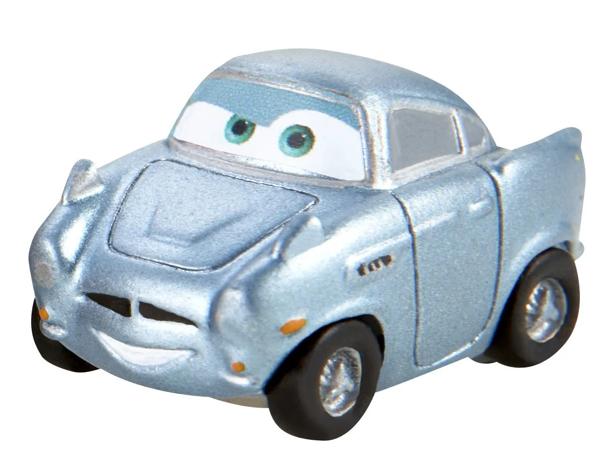 Машинки Cars 2 - Micro Drifters, набір з 3 машинок - Professor Z, Grem та Finn McMissile, фото №4