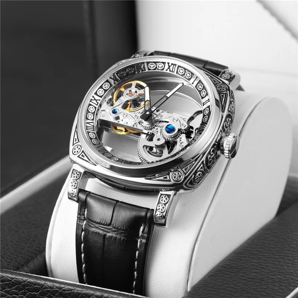 Годинник Forsining 8263 Срібний, фото №4
