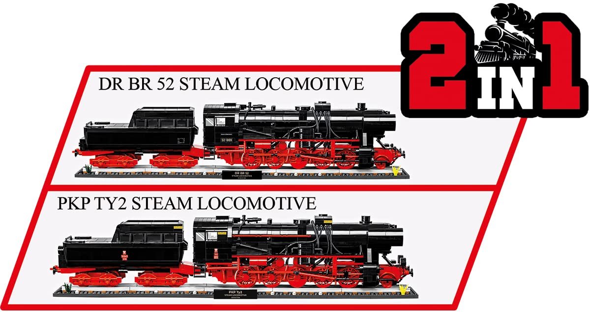 Локомотив COBI DR BR 52 Steam, фото №4