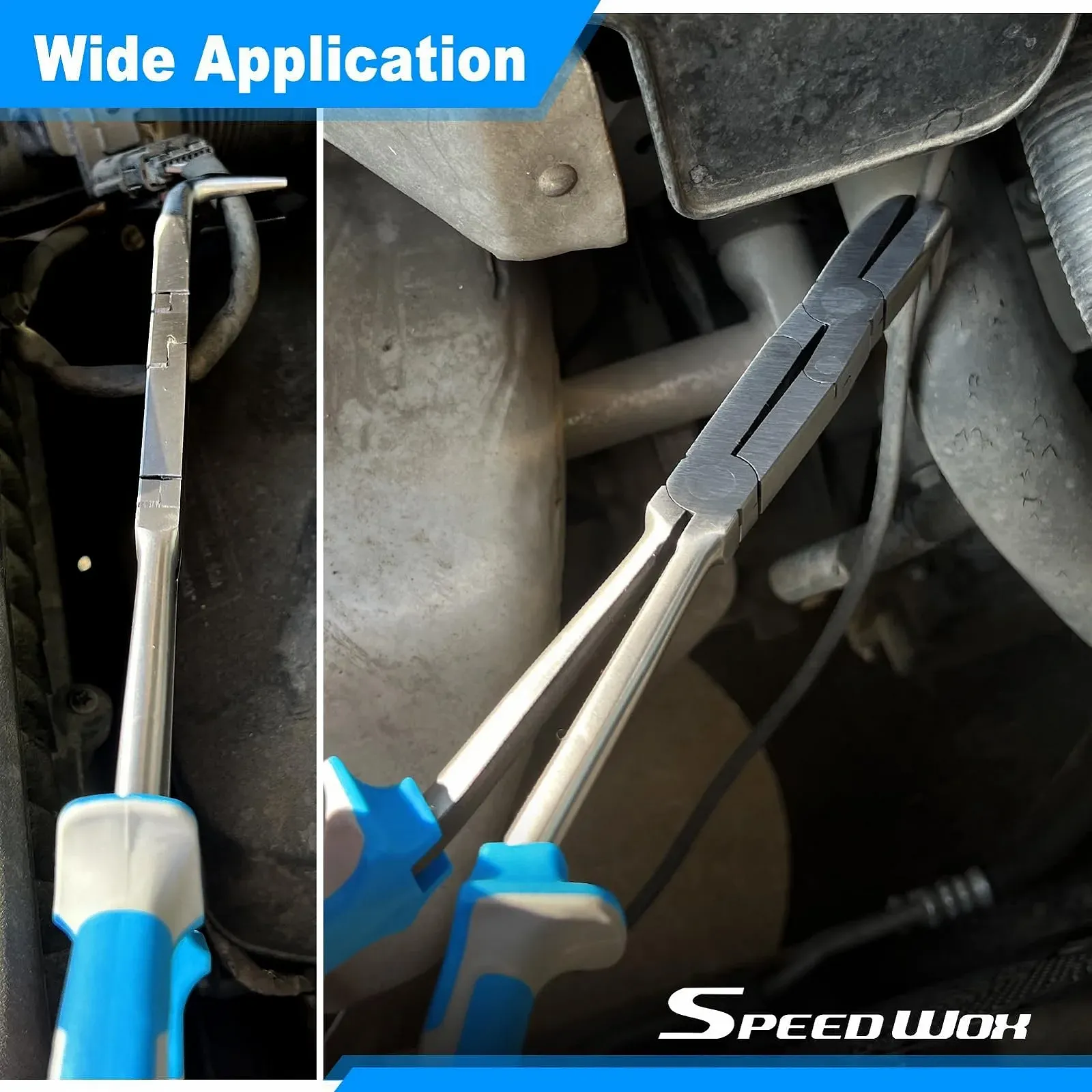 Длинногубцы SPEEDWOX с двойным шарниром, удлиненные, изогнутые, фото №6