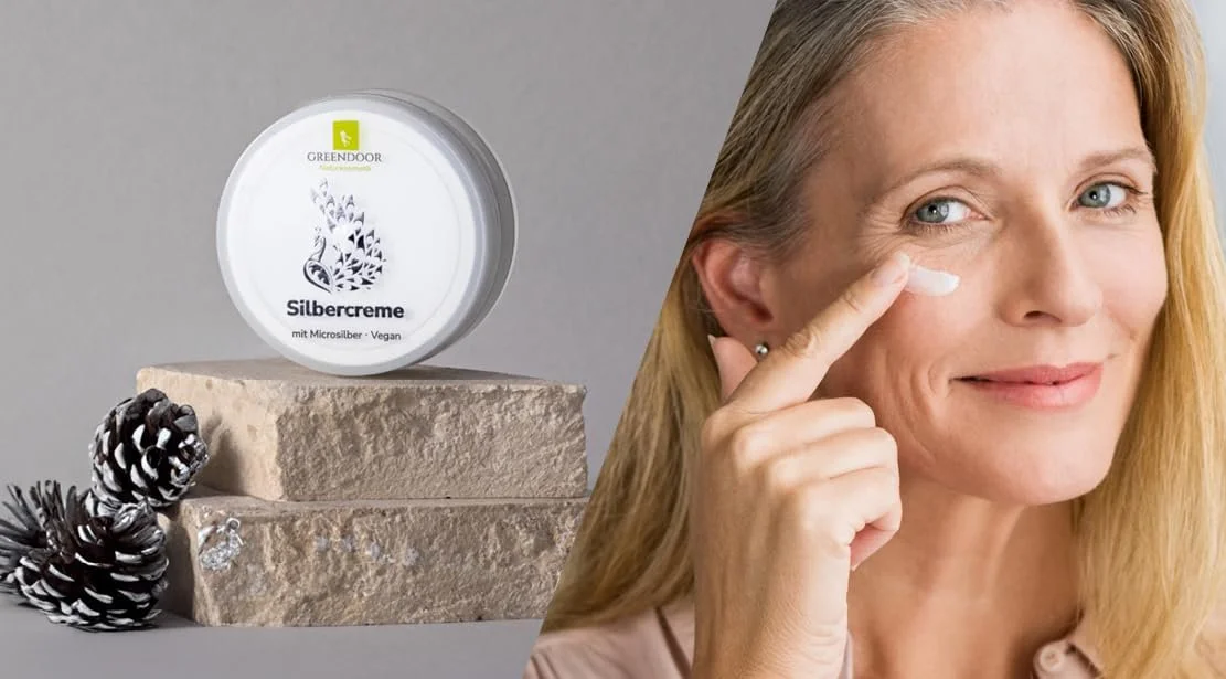 Денний крем для обличчя GREENDOOR Silver Cream Micro Silver 50 мл веганський антимікробний проти акне у скляній банці, фото №3 Денний крем для обличчя GREENDOOR Silver Cream Micro Silver 50 мл веганський антимікробний проти акне у скляній банці, фото №3