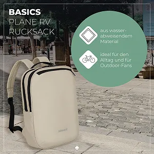 Рюкзак Travelite Basics для ноутбука 13" водонепроникний 40 см 12 л 400 г Слонова кістка synthetic.ua - Фото 1