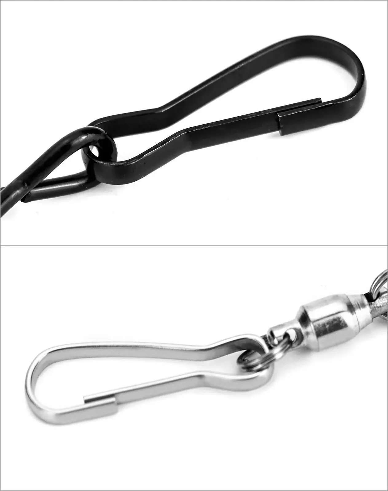 Набір гачків та ланцюжків QWORK® 10 гачків та 5 ланцюжків 24 см Чорний, фото №5 Набір гачків та ланцюжків QWORK® 10 гачків та 5 ланцюжків 24 см Чорний, фото №5