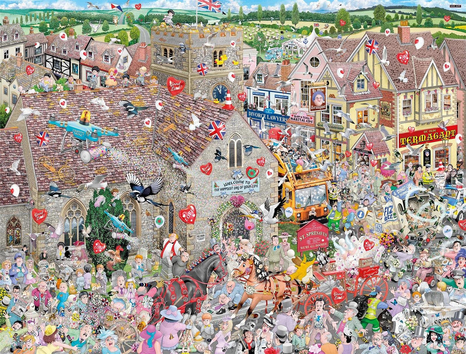 Пазл All Jigsaw Puzzles Mike Jupp Series Я люблю весілля AJP151083 1000 елементів 66 x 50 см, фото №2 Пазл All Jigsaw Puzzles Mike Jupp Series Я люблю весілля AJP151083 1000 елементів 66 x 50 см, фото №2